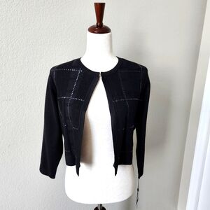 NWT Tommy Hilfiger Shrug Bolero Sweater Black Size S